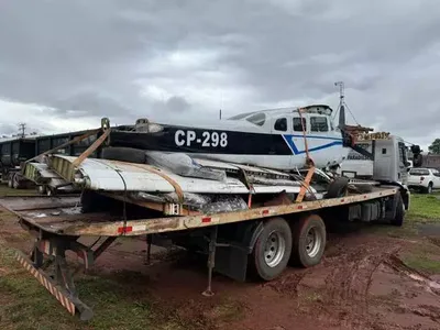 Avião apreendido com cocaína é arrematado por R$ 960,5 mil