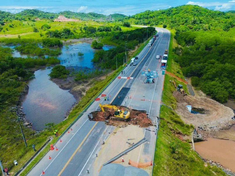 Rota do Atlântico mantém equipes em trecho da VPE-34 após liberação