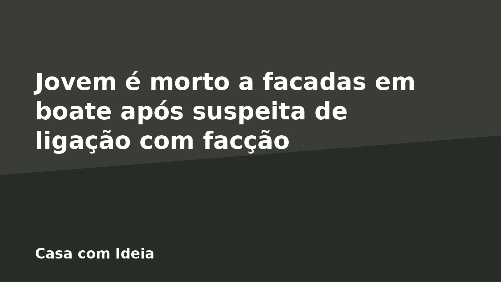 Jovem é morto a facadas em boate após suspeita de ligação com facção