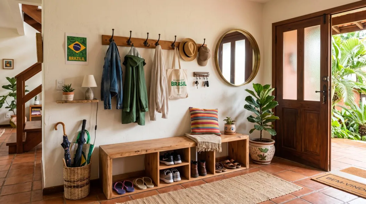 Hall de entrada de 3 m² custa até R$ 4.500 com marcenaria sob medida