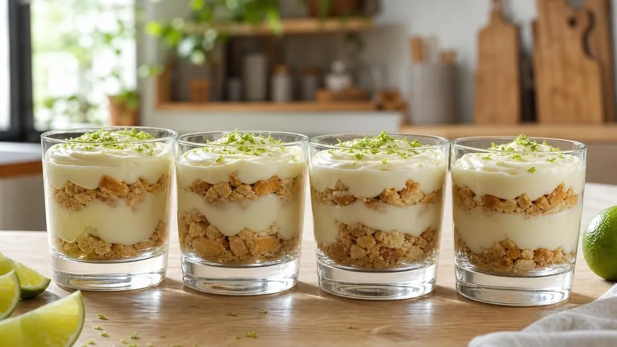 Creme de limão com biscoito: sobremesa gelada com quatro ingredientes