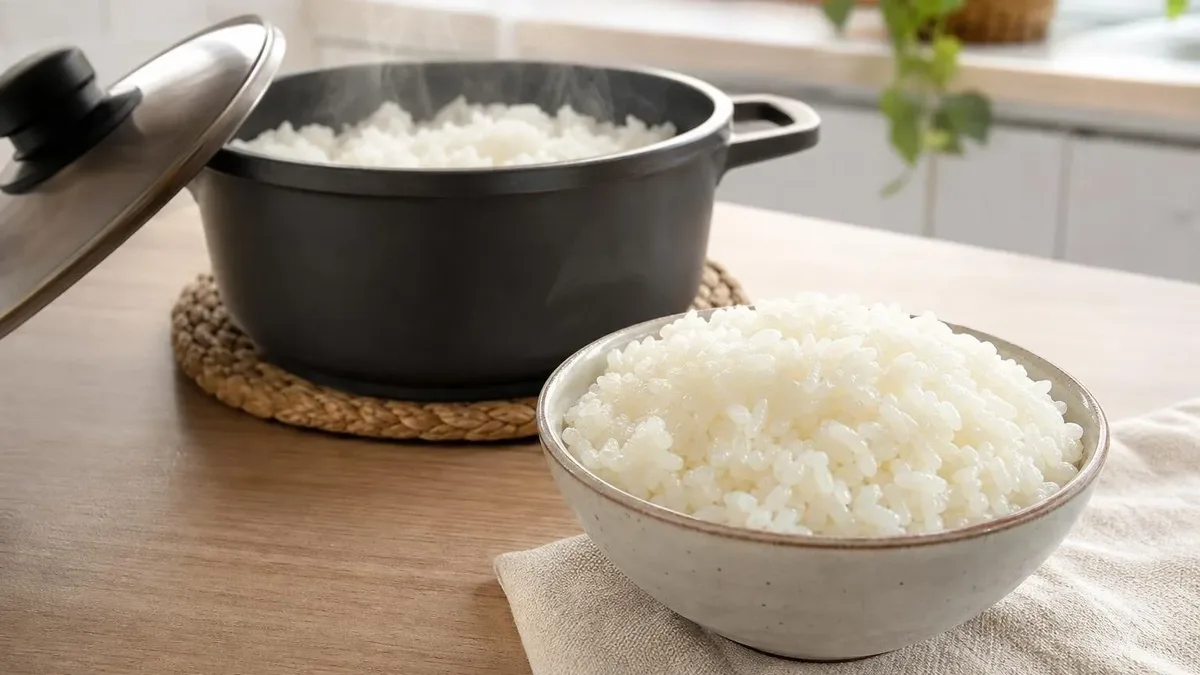 Como fazer arroz japonês na panela comum sem errar o ponto