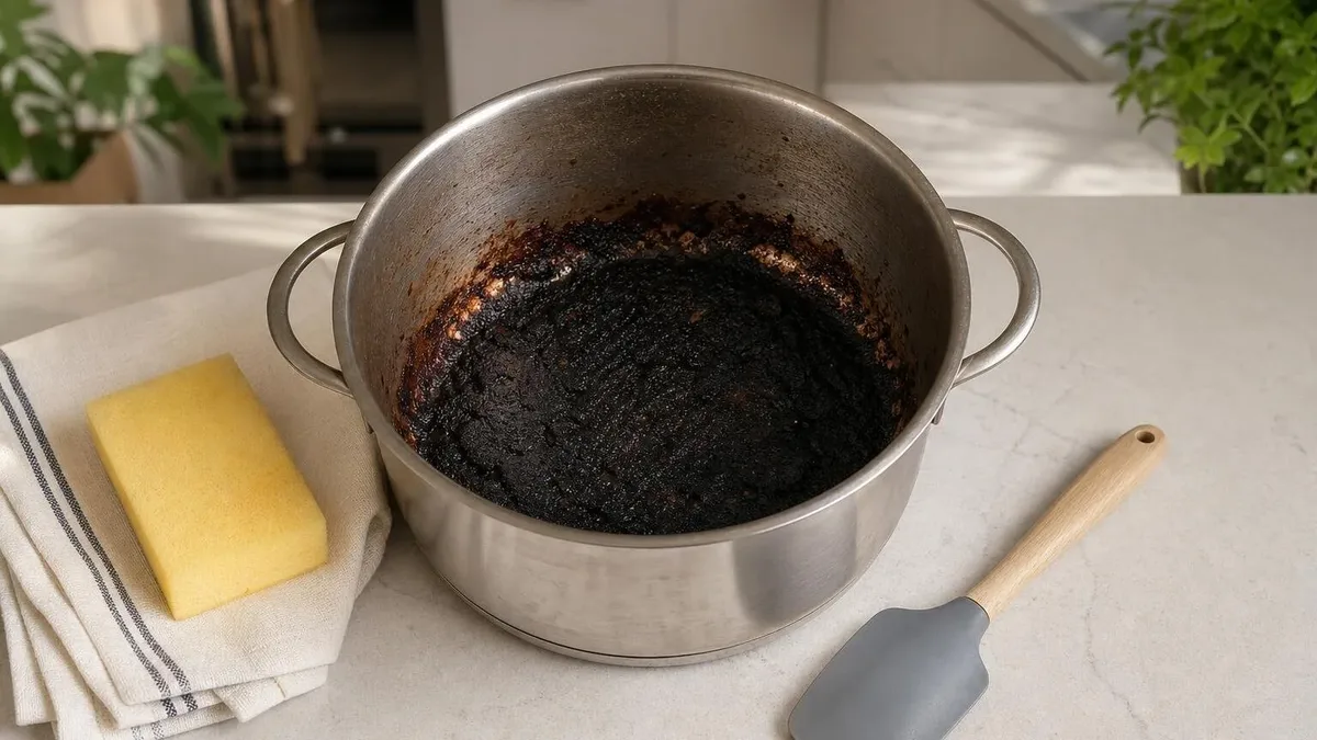 Como limpar panela queimada sem danificar o acabamento