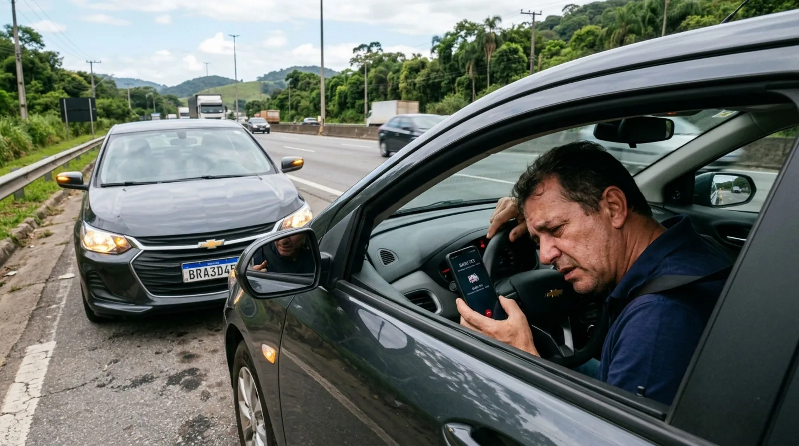 Mal-estar na rodovia: como pedir ajuda e sinalizar o carro com segurança