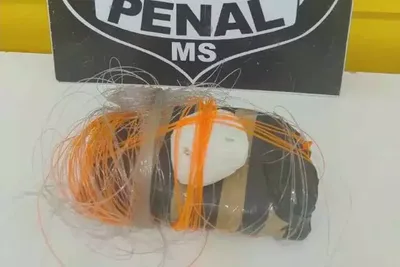 Drone é interceptado antes de deixar celular e entorpecentes em presídio