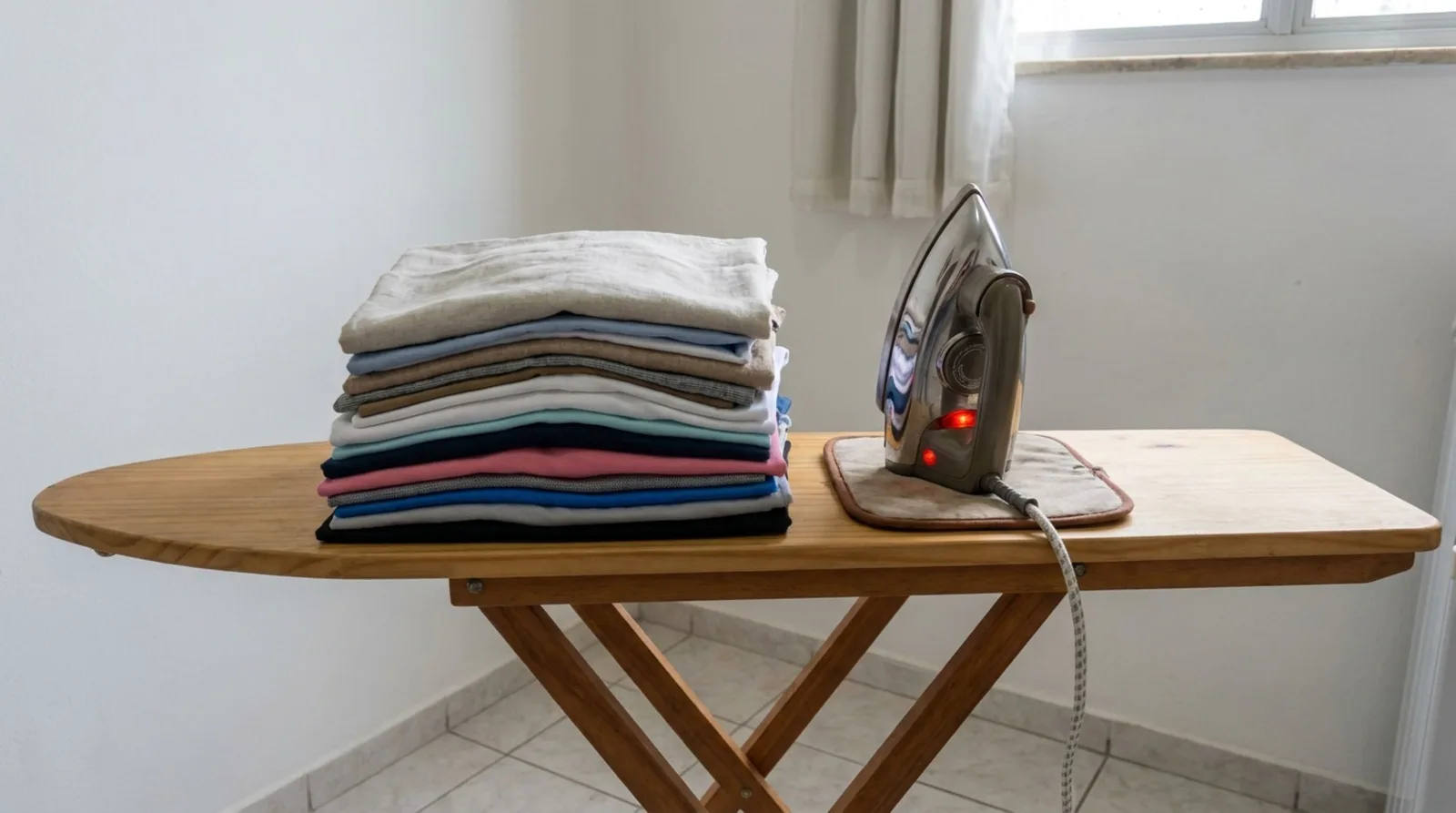 Juntar roupas e planejar o uso ajuda a economizar energia com o ferro