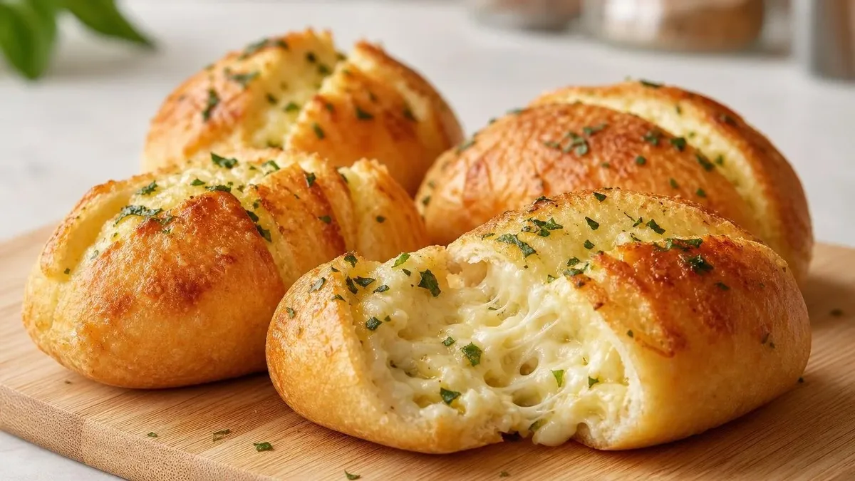 Pão de alho recheado fica pronto em 15 minutos na air fryer ou no forno