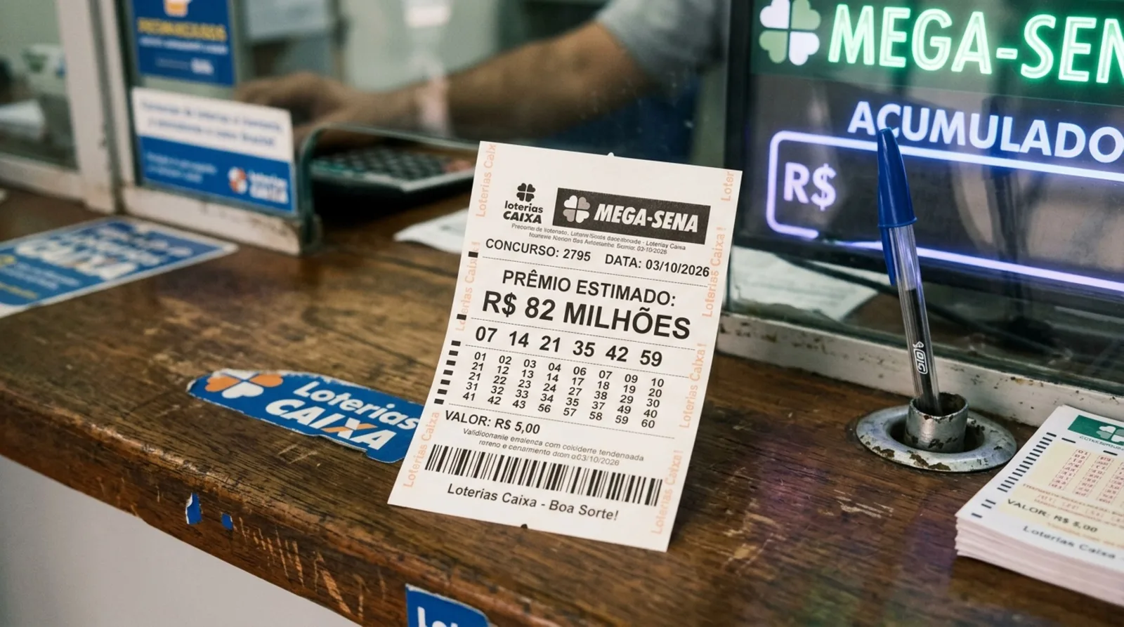 Concurso 3065 não tem ganhador e Mega-Sena estima prêmio de R$ 82 milhões