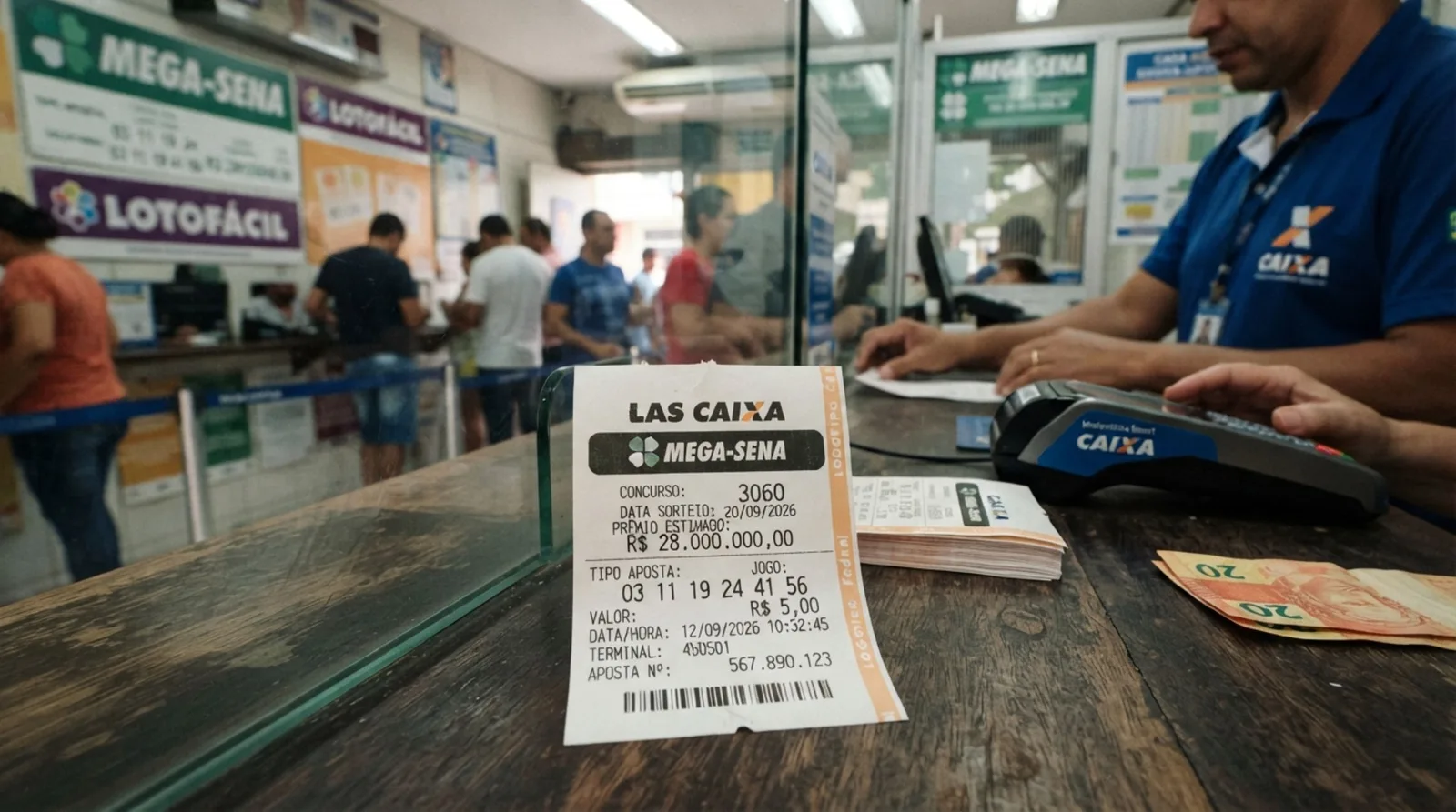 Mega-Sena 3060 terá prêmio de R$ 28 milhões; apostas vão até sábado