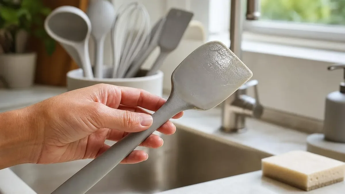Como tirar a pegajosidade de utensílios de silicone com segurança