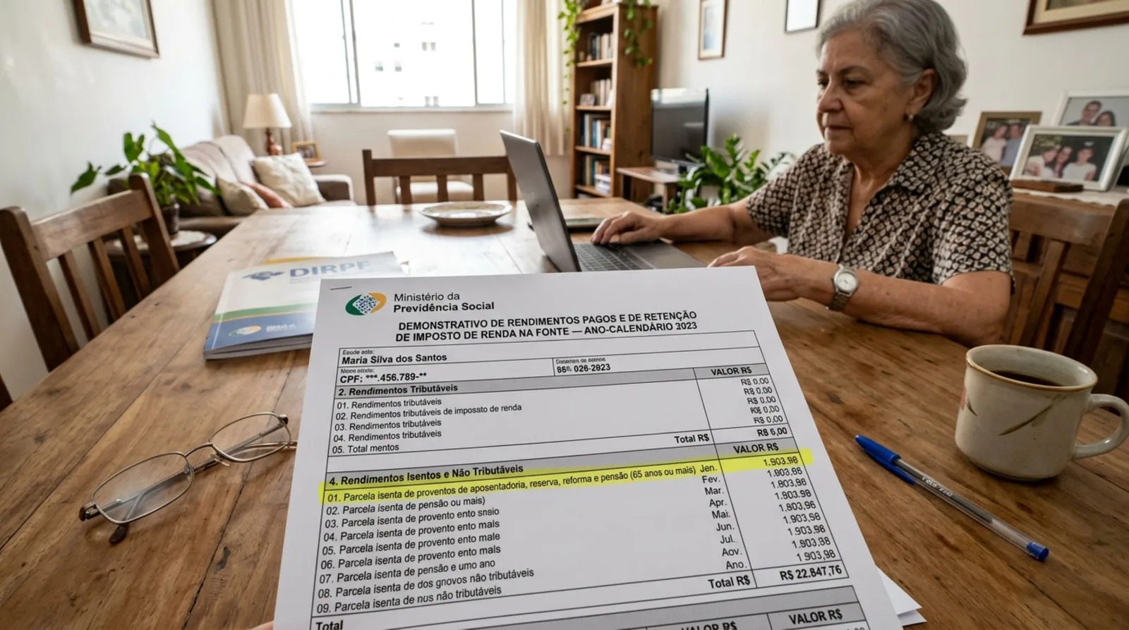 Como declarar a parcela isenta da aposentadoria no Imposto de Renda