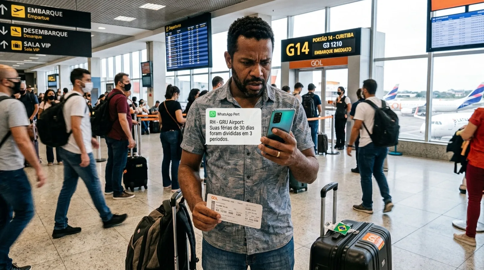 Passagem comprada pode pesar quando a empresa muda férias já confirmadas