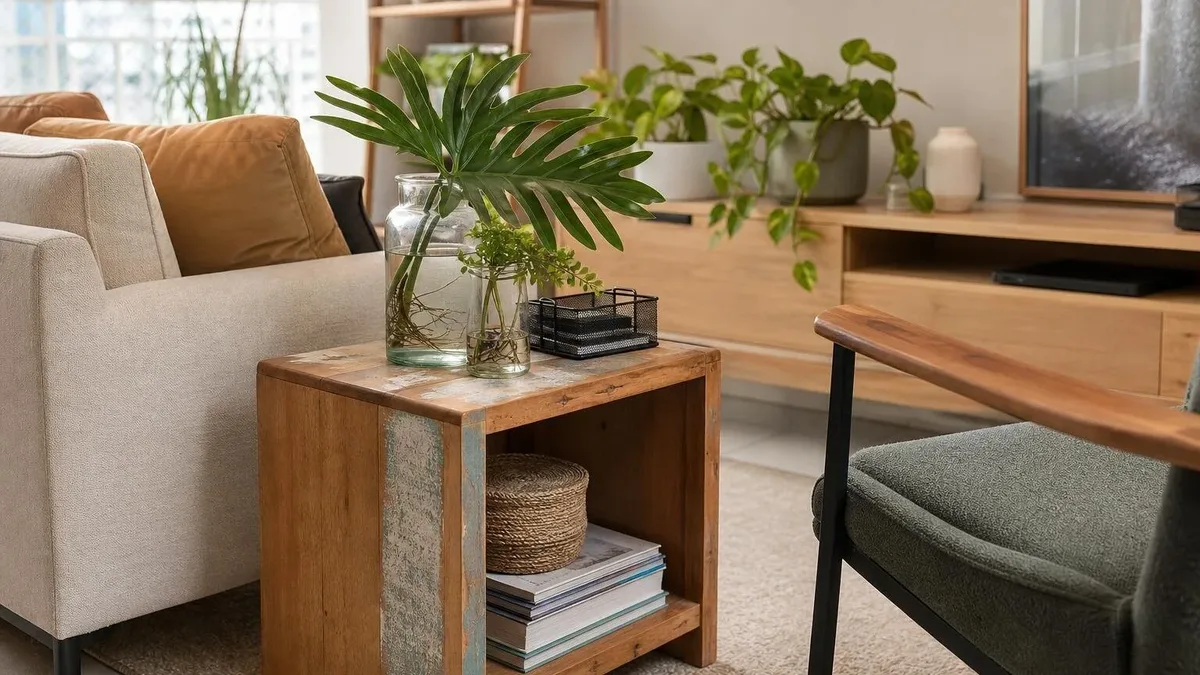 Como usar materiais reciclados na decoração sem improvisar
