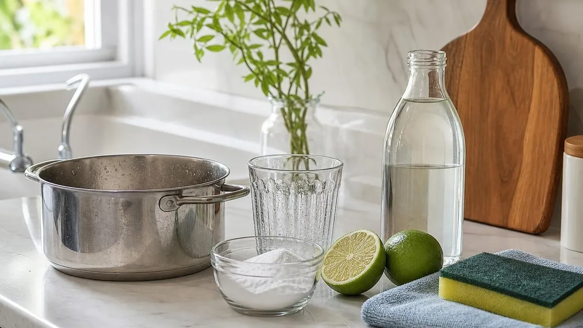 Como escolher entre limão, vinagre e bicarbonato na limpeza da cozinha