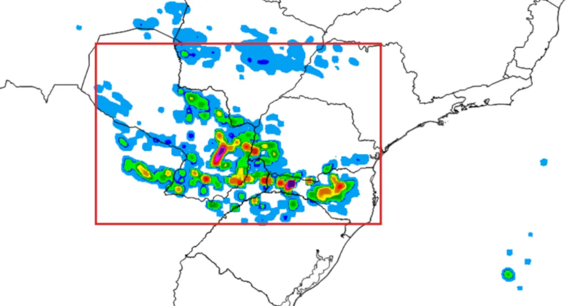 Microexplosões e granizo entram no radar do Inmet durante onda de tempestades