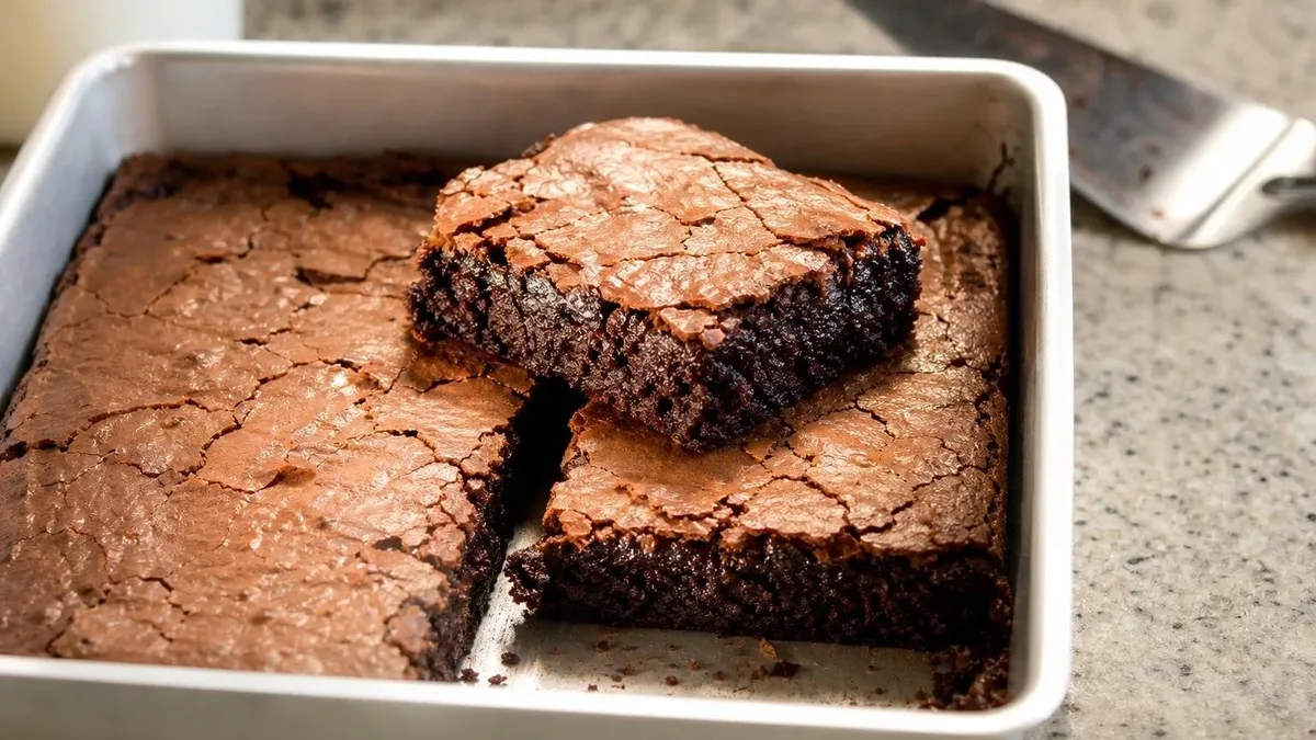 Como fazer brownie com casquinha fina e miolo úmido